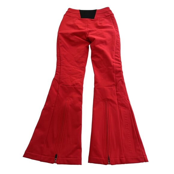 Perfect Moment Aurora Flared Ski Pants in Red - Picture 4 of 5